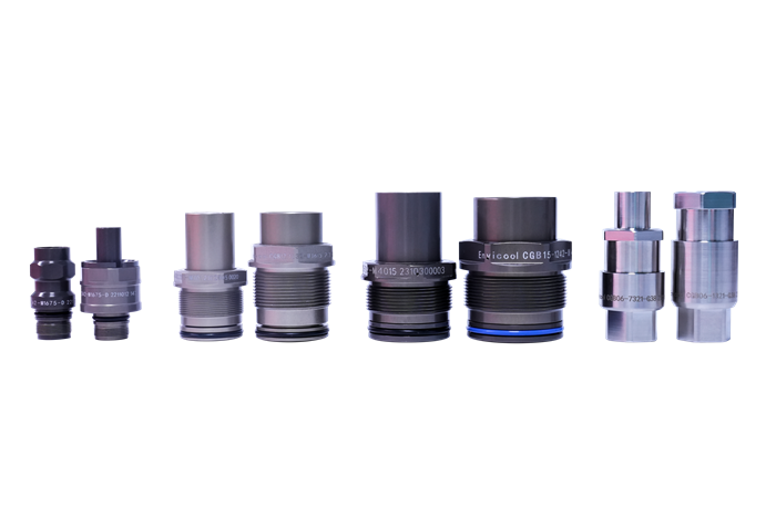 CGB Series Envicool floating blind-mate quick disconnects Locked through external fastener;± 1.5 mm
